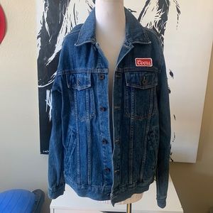 BRIXTON Cable Coors Jacket Washed Indigo.  Sz M